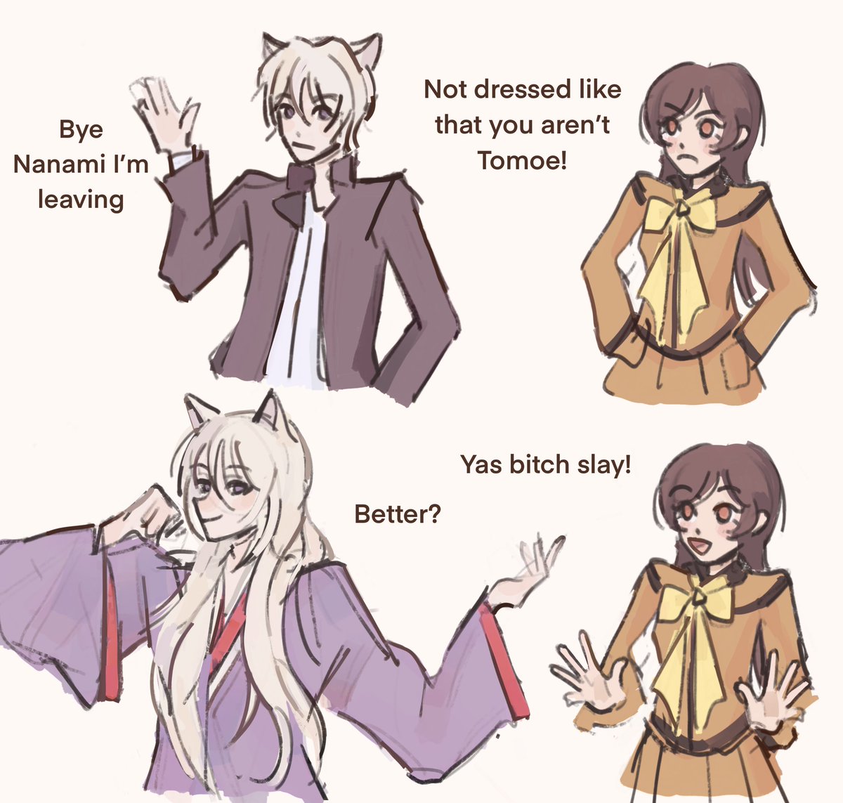 sciekoszczur's tweet photo. cały kamisama kiss fandom na moich barkach https://t.co/DwsFMSWwbW