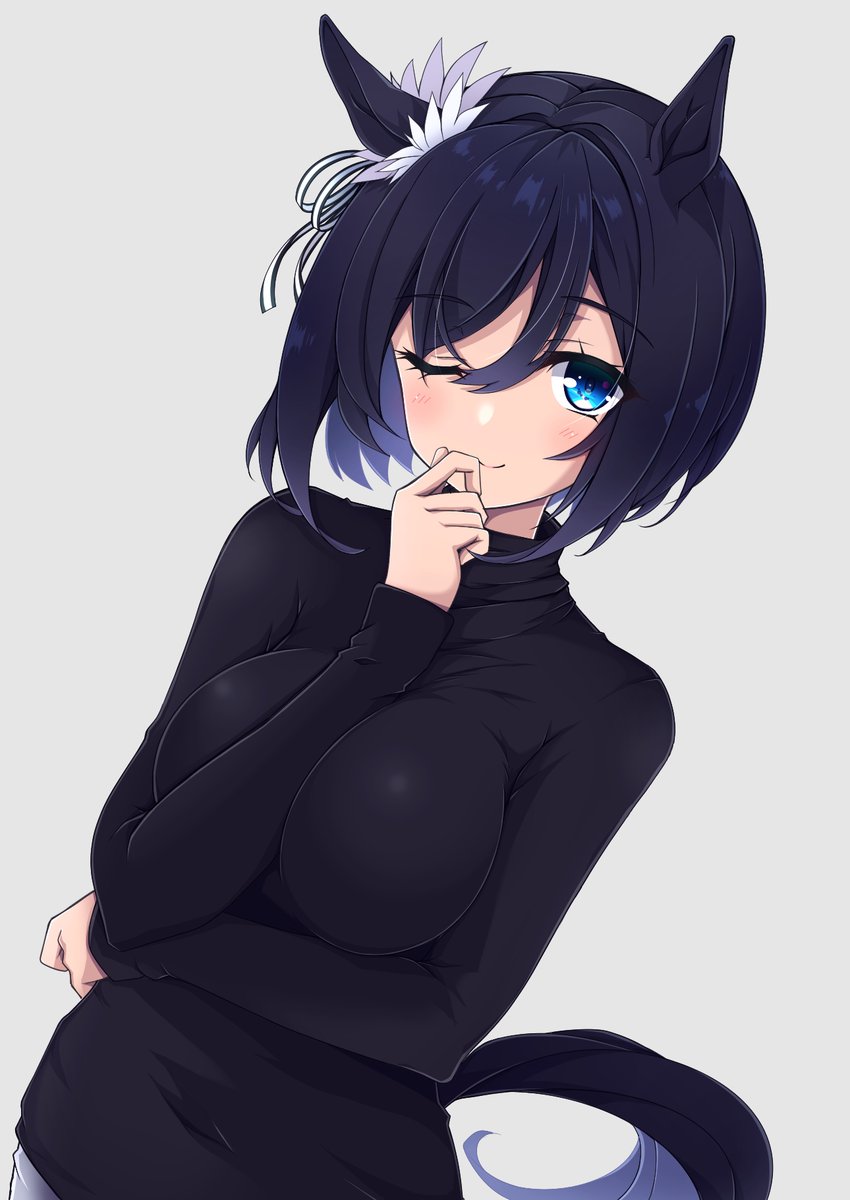 エイシンフラッシュ(ウマ娘) 「ハイネックセーターのフラッシュさん

#ウマ娘プリティダービー 
#エイシンフラ」|TOKIA@転職活動中のイラスト