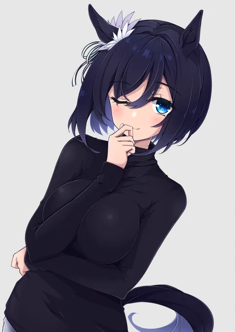 ハイネックセーターのフラッシュさん

#ウマ娘プリティダービー 
#エイシンフラッシュ 