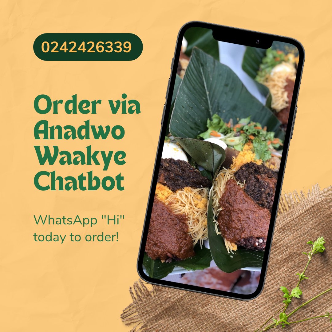 #NoCallsDay but still, waakye dey hia; so whatsapp Anadwo Waakye now!!