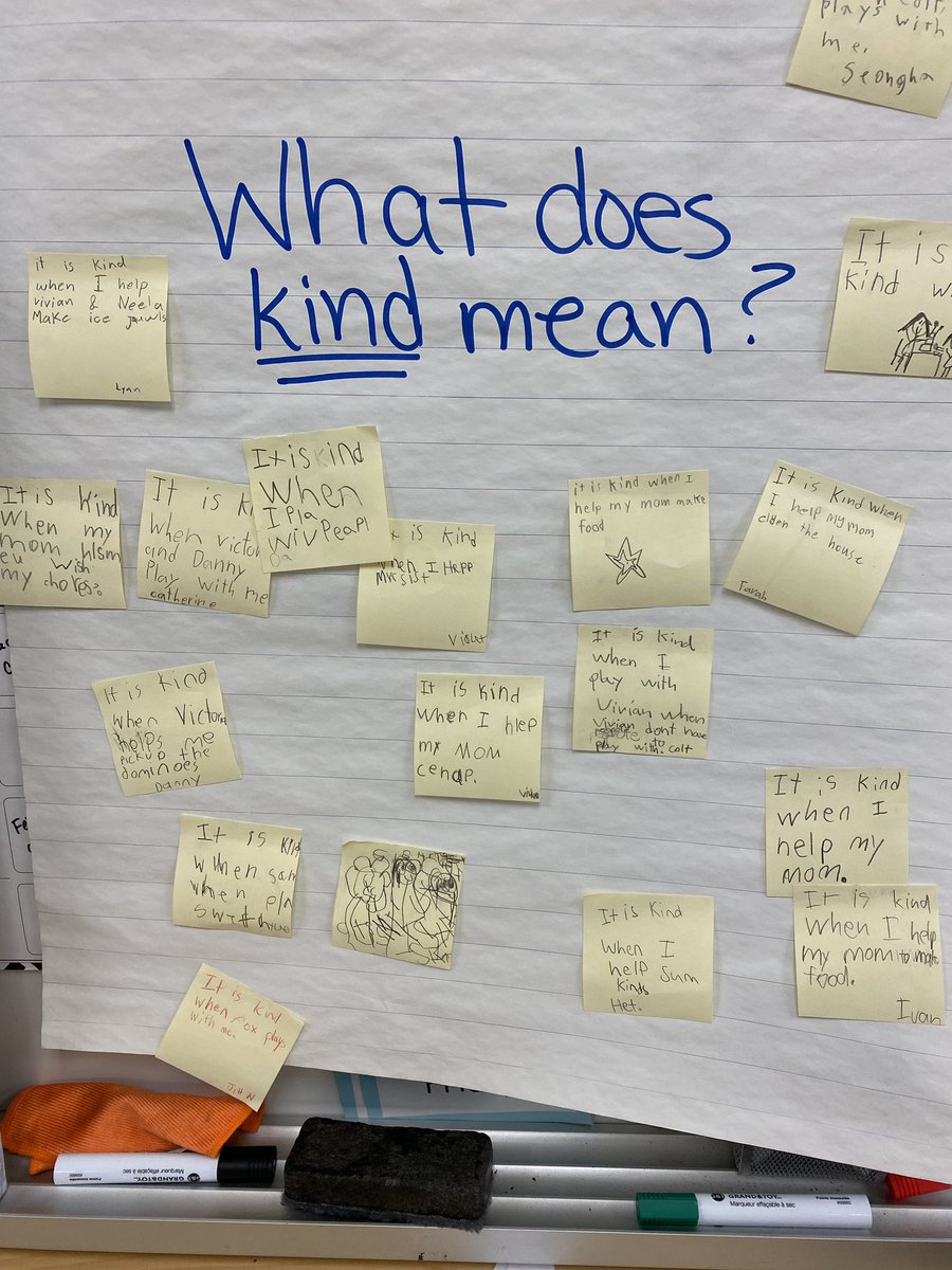 MsMacInClass's tweet photo. We started a new inquiry unit yesterday. What does kind mean to you? Comment below #Februarykindness @KanataHighlands https://t.co/IRtHsxx9yd