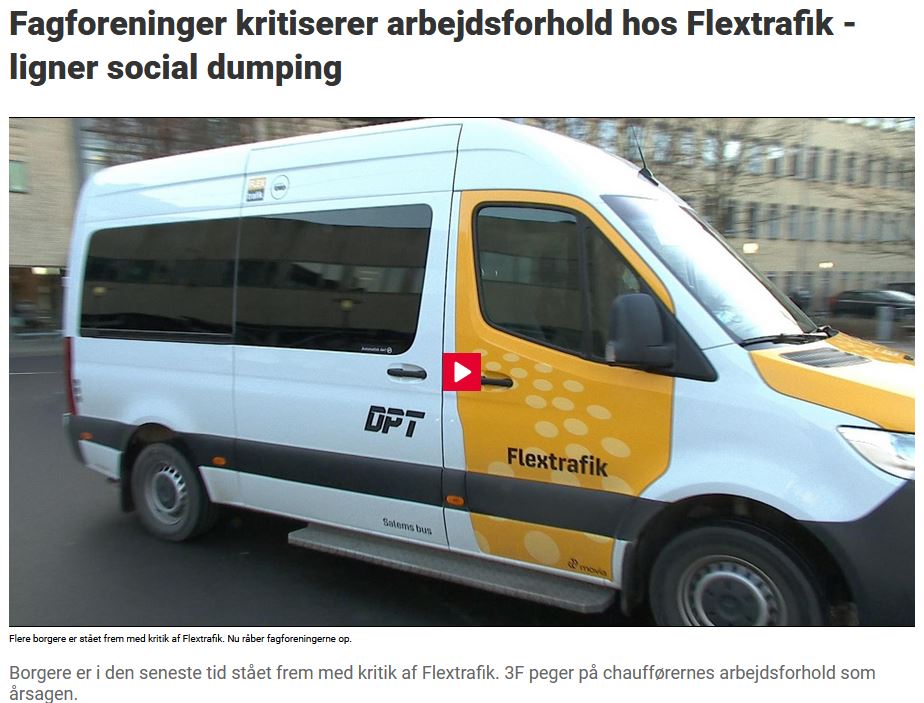 JanVilladsen3F's tweet image. God opfølgning i @TV_east på skandalesag om pressede chauffører, dumpingpriser og udbud uden ansvar i Flextrafik. Tid til handling og #FairTransport siger @3F_Fagforening og @persontransport 📺@moviatrafik @regionerne og #DKbiz #DKpol #DKtrp kan se med her tv2east.dk/naestved/fagfo…