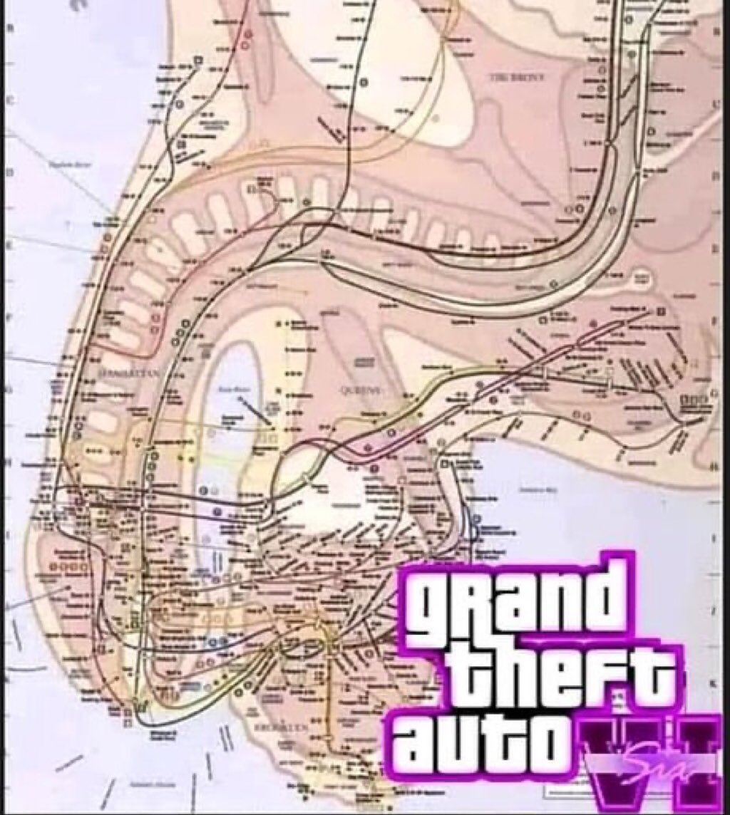 Luigikid Gaming on X: GTA VI Map leak looking great   / X