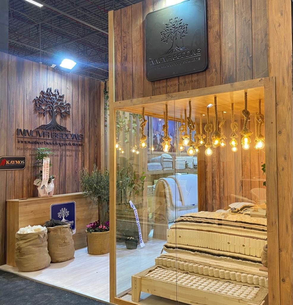We, as InnovaBedding , are proud with substantial interest to our Handmade & Zero Chemical natural Mattresses Collection Launched first time at #İstanbulfurniturefair held in İstanbul between 25-30.Jan.2022. Please keep following to see our new models. #Naturalmattress