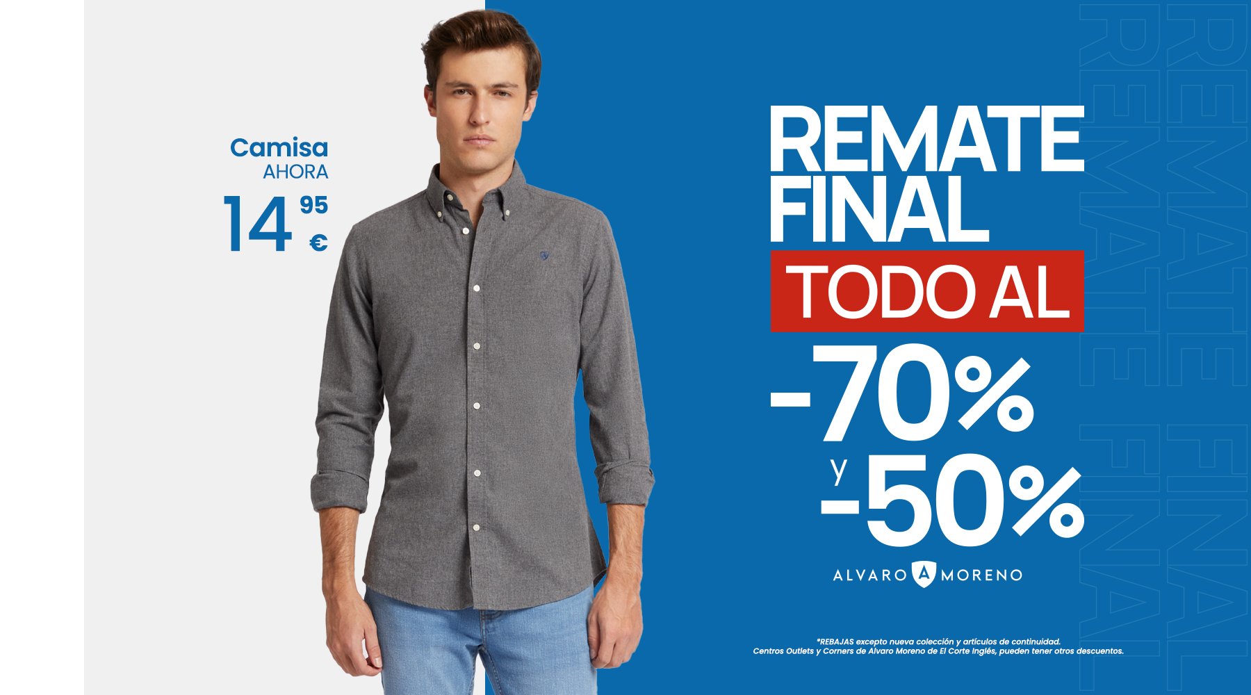 MORENO on Twitter: "Imprescindible de 🔵REMATE FINAL🔵 ¡TODO -70% -50% Dto! https://t.co/3k4awMtUNa https://t.co/rVRK1lJIsa"