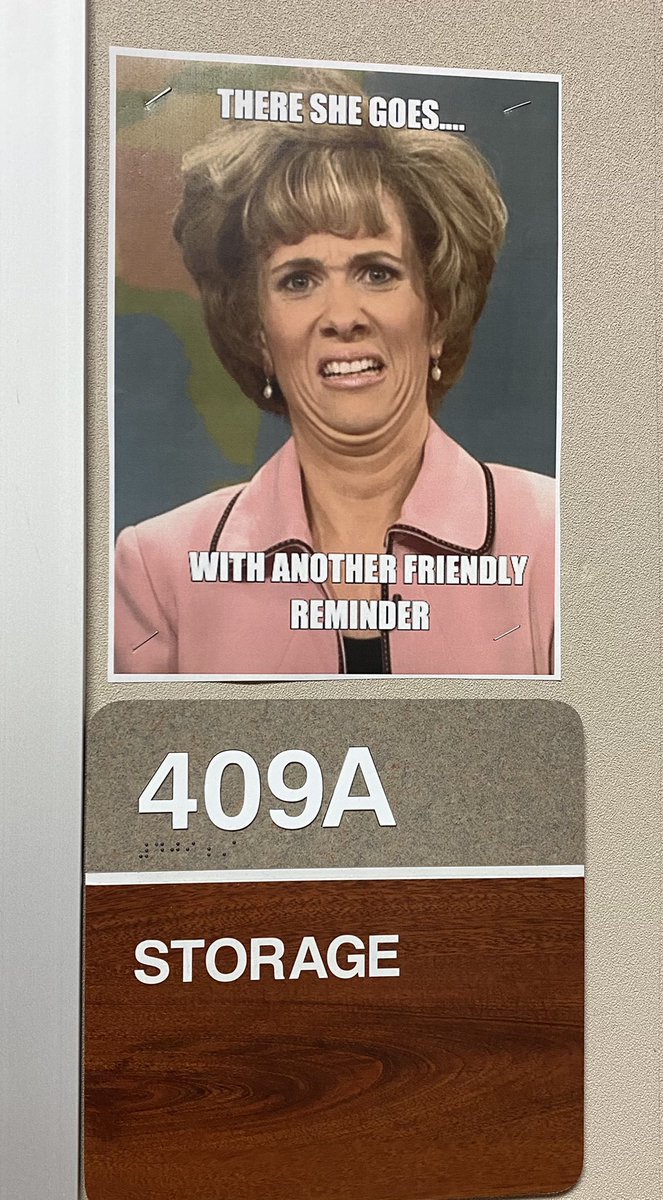 Jeri Deyoe (@jdeyoe3) on Twitter photo As testing season ramps up, I felt the need to hang this in my office today. I know this must be how our amazing staff feels every time they get another email from me! 😆 <a href="/MRobinsonElem/">M. Robinson Elementary</a> As testing season ramps up, I felt the need to hang this in my office today. I know this must be how our amazing staff feels every time they get another email from me! 😆 <a href="/MRobinsonElem/">M. Robinson Elementary</a>