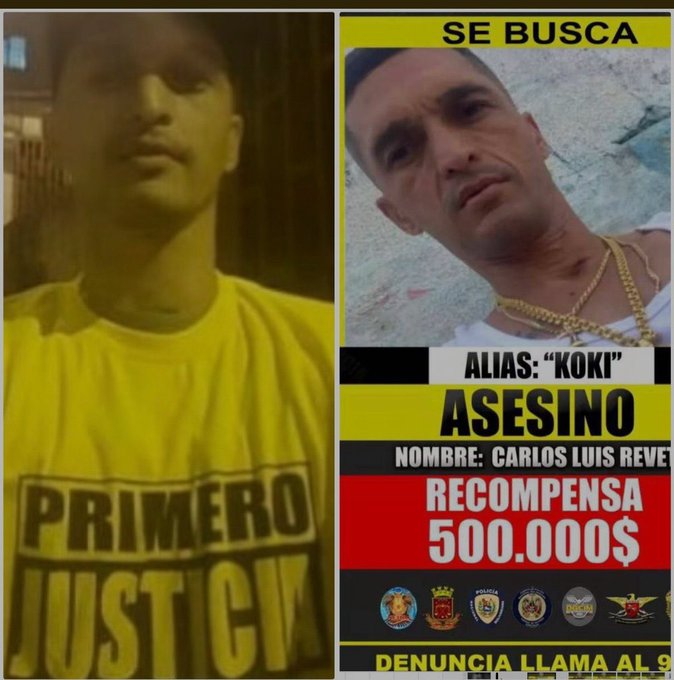 ÁTENCION  
JULIO BORGE, JUAN GUAIDO, LEOPOLDO LÓPEZ, CAPRILES RADONKI, TOMÁS GUAIPA, MANUEL ROSALES, MARÍA CORINA, ANDRÉS VELÁZQUEZ, AMÉRICO DESGRACIA, ANTONIO LEDEZMA y ETC 
Su pana el KOKI  cayó  abatido dulcemente. 
PAZ A SUS RESTOS 
#Patria