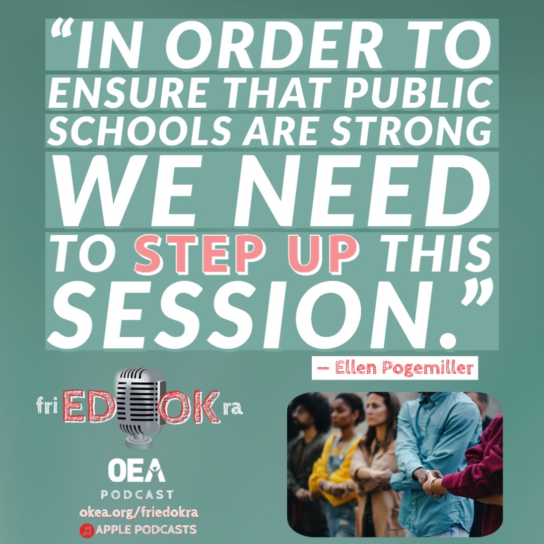 OEAaction's tweet photo. This week on Fried Okra, we talk about how tired we all are — and why we have to keep advocating for #oklaed in spite of that. Listen on Apple Podcasts or at https://t.co/rzSSojbkby. https://t.co/DuW0BLILmi