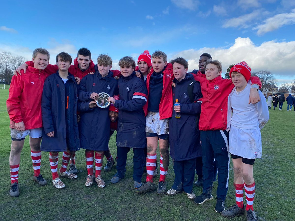Congratulations to the Midgets 1st VII on winning the plate at the Dean Close 7s on Sunday! #radleypeople