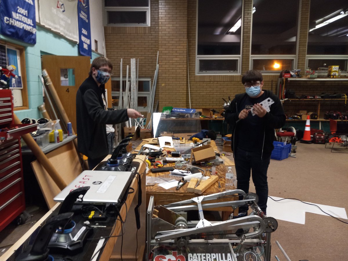 Getting our build on!  We can't wait to see everyone! This season is for Mr. Noble!