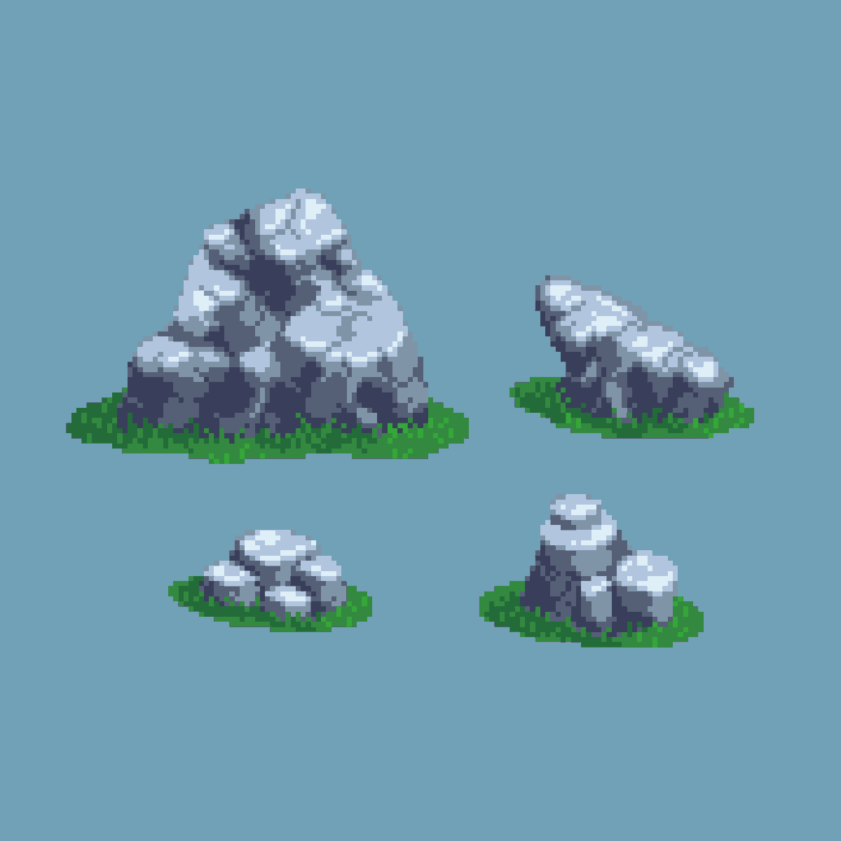 Brossu_'s tweet photo. Some rocks because I need to start drawing daily again

#pixelart #aseprite https://t.co/3UDeK8DsN5