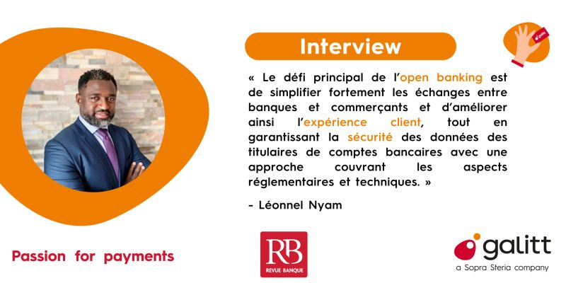 🧐Comment concilier #OpenBanking et #sécurité ? 

Leonnel Nyam, Practice Manager #CyberSécurité chez <a href="/Galitt_officiel/">galitt</a>, répond à la question dans un article dédié à <a href="/RevueBanque/">Revue Banque</a>👉 bit.ly/3GnnkQg