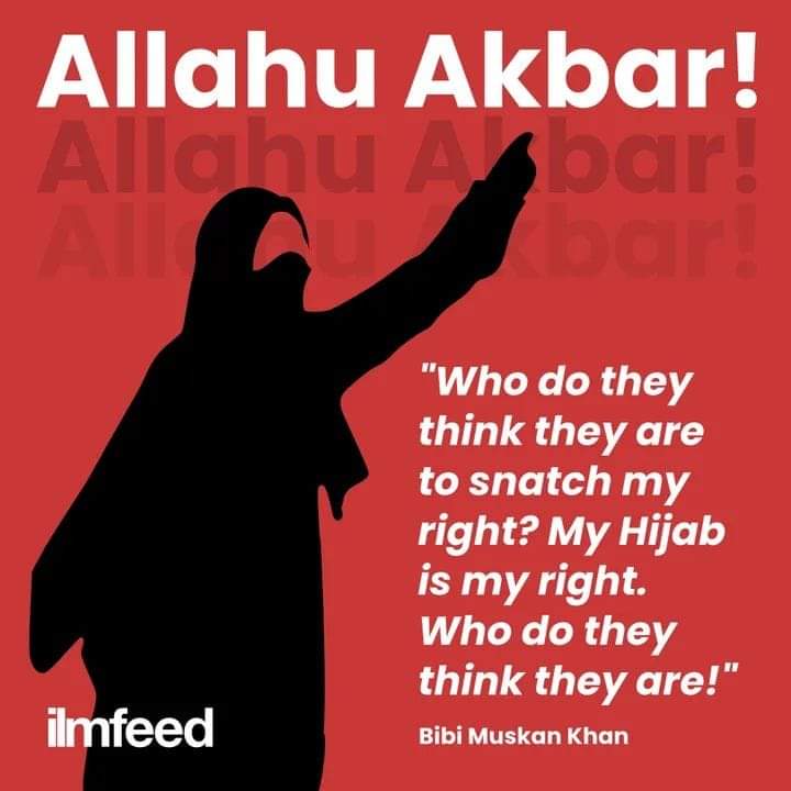 MohsinKhanmk05's tweet photo. Brave Muslim Girl  #hijabi #Brave #AllahuAkber #HijabisOurRight #AllahuAkbar https://t.co/Kqnr0yDo7E