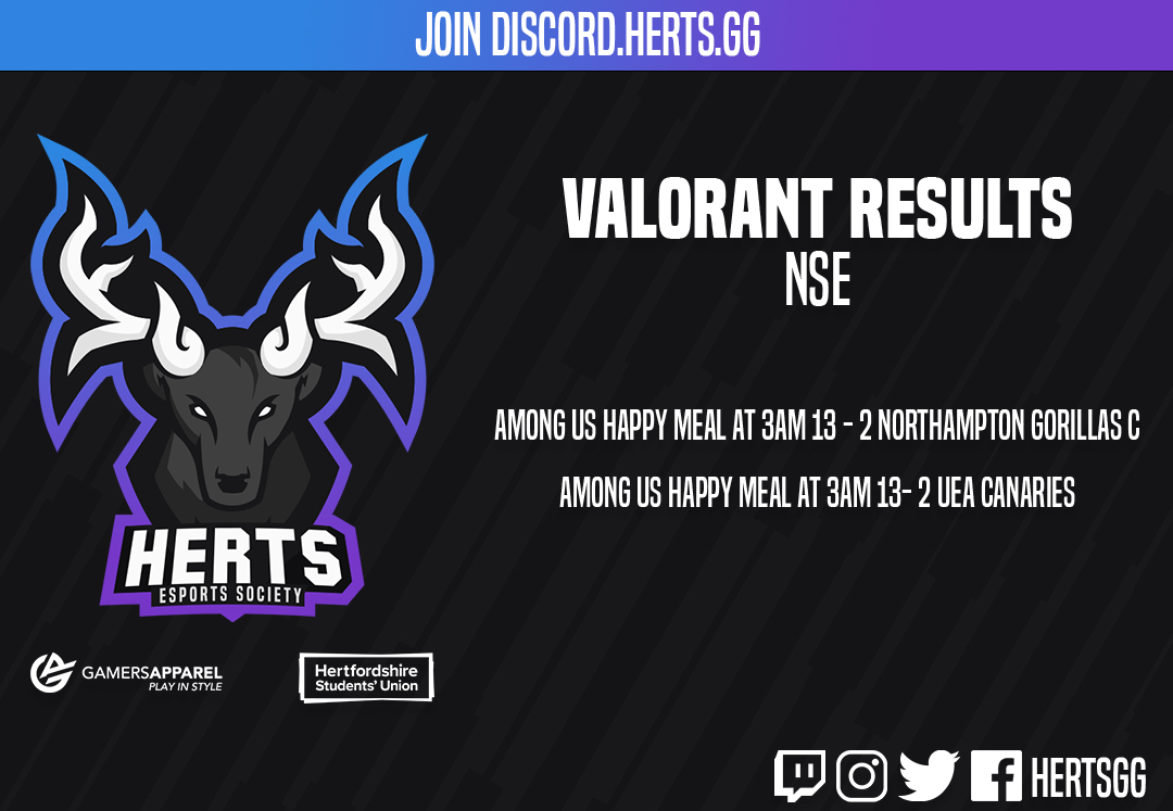 Herts SU Esports Society tweet media