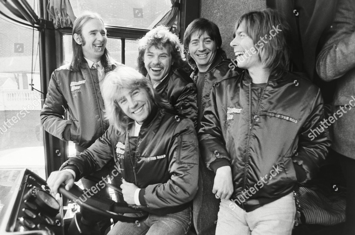 Just because yesterday would have been Alan Lancaster's 73rd birthday,  today's #TourbusTuesday pictures from #StatusQuo 
 "The End Of The Road Tour" in 1984. 
<a href="/Rockstarscars/">Rockstars Cars</a> #alanlancaster <a href="/Superstar_Cars/">Stars and Cars</a> #photooftheday #RockArt
