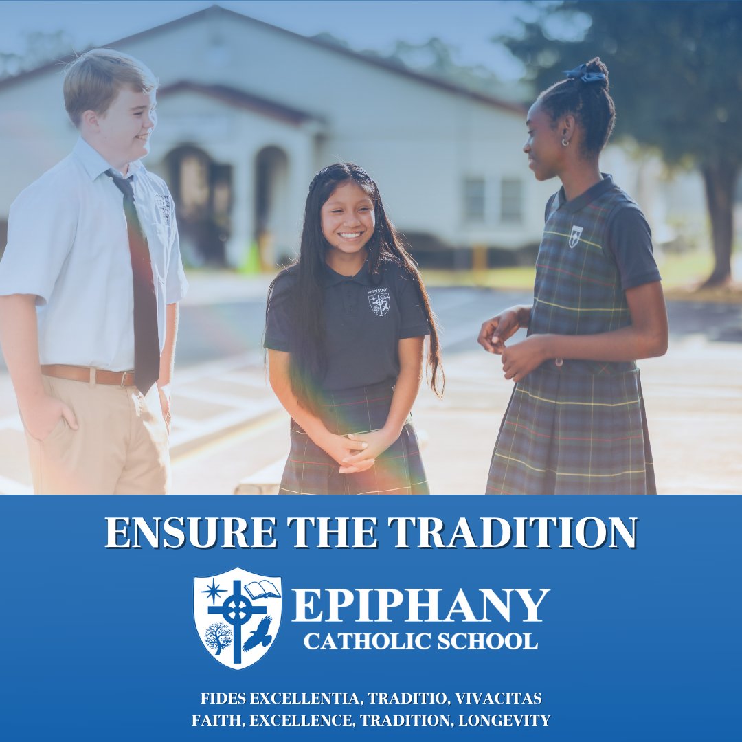 epiphanyeagles's tweet photo. For over 60 years, #EpiphanyCatholicSchool has #EnsuredtheTradition by fostering high expectations in a #Christcentered environment for all #students in Faith, Academics, and Service within the #CatholicTradition.

Support our school here: https://t.co/LmRoOSV5Co https://t.co/RJdFtNGwUO