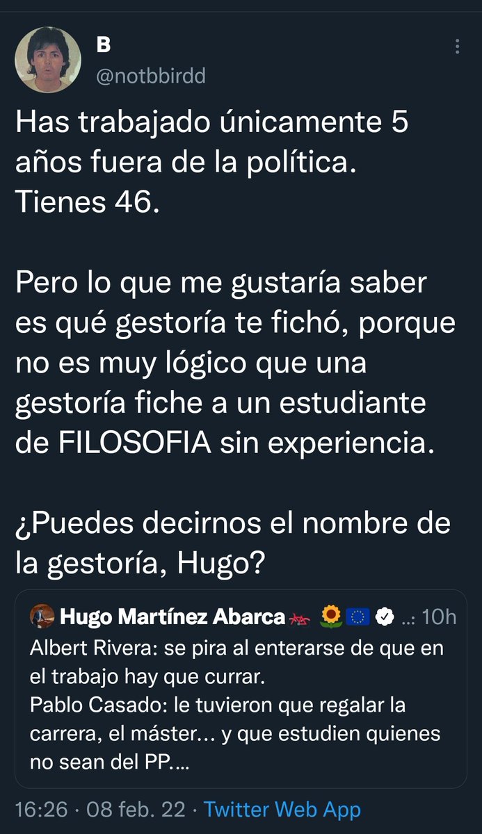 CriticoEnf's tweet photo. Twitter es maravilloso. https://t.co/alzQBdJhZ7