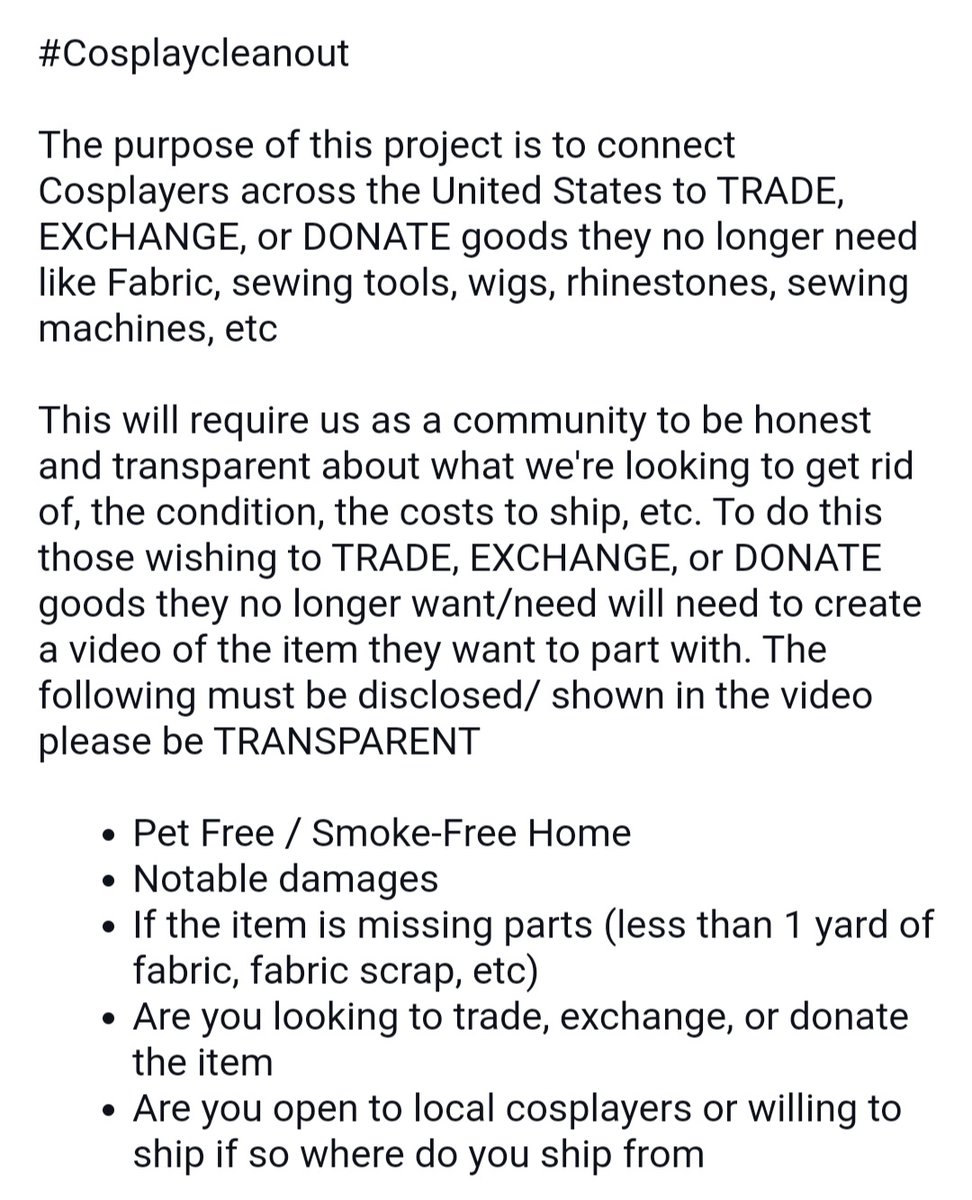 Kiasangria93's tweet image. #cosplaycleanout let's get the items we no longer use into the hands of cosplayers who CAN! ✂️