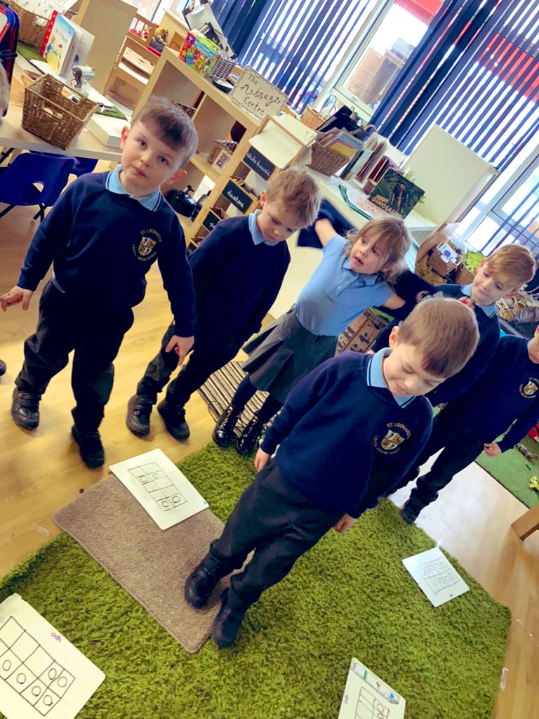 St_Leonards_RC's tweet photo. Holly: Reception have been showing off their maths vocabulary and reasoning skills by solving Prayer Bear’s challenge, using their knowledge of pair-wise and five-wise. What a great team of problem solvers! #stleonardsholly #stleonardsmaths #problemsolvers https://t.co/SoUoO2TfVW