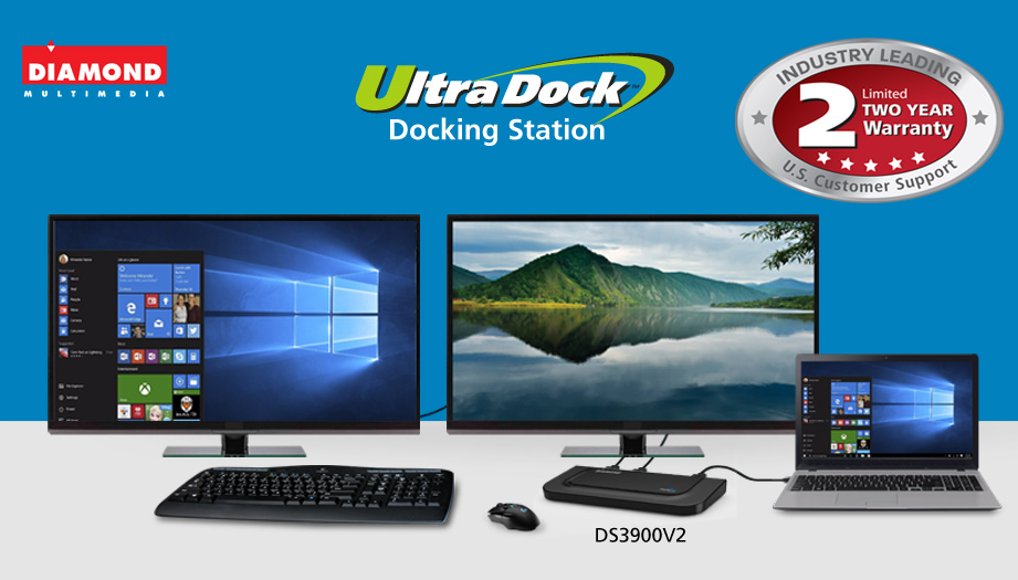 Diamondmm's tweet photo. Set up an efficient and productive work desk at home. The Diamond Dual Video USB Universal Docking Station (DS3900V2) lets you connect multiple monitors as well as all of your USB devices, with a single connection to your laptop.
https://t.co/El2iqVJgXl https://t.co/Lr39TW0PMc