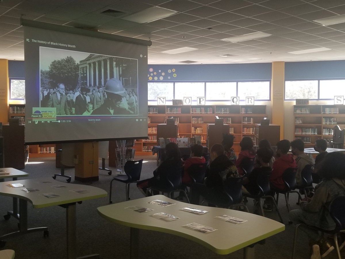 6th grade advisory, Black History month, learning about great people <a href="/BielaUrsula/">Connallylibrary</a> <a href="/NISDConnally/">Connally Coyotes</a> <a href="/NISDLib/">NISDLibraryServices</a> <a href="/NISDTeachLearn/">NISD Teaching & Learning</a>