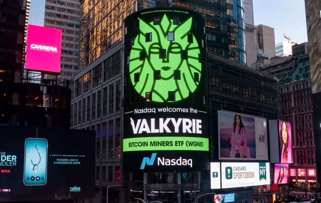Prob nothing.. 

"Crypto asset manager Valkyrie's U.S.-applied bitcoin mining company ETF became the first ETF of its kind to be approved by the SEC and to be listed on the Nasdaq stock market on Tuesday. Magically, the ETF's ticker symbol is $WGMI."
