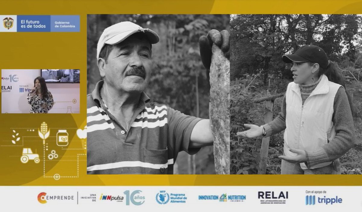 ElianaACamargo's tweet photo. Mucha emoción de contar la historia, transformación e impacto de @masxtic en el espacio de "Innovación en el sector agroalimentos"  liderado ayer por @fjnoguera @InnpulsaCol @DirectorWFPCol @WFP_Colombia @ConsejeriaNinez en compañía de impresionantes emprededores #Agritech https://t.co/JUqPL6XDno