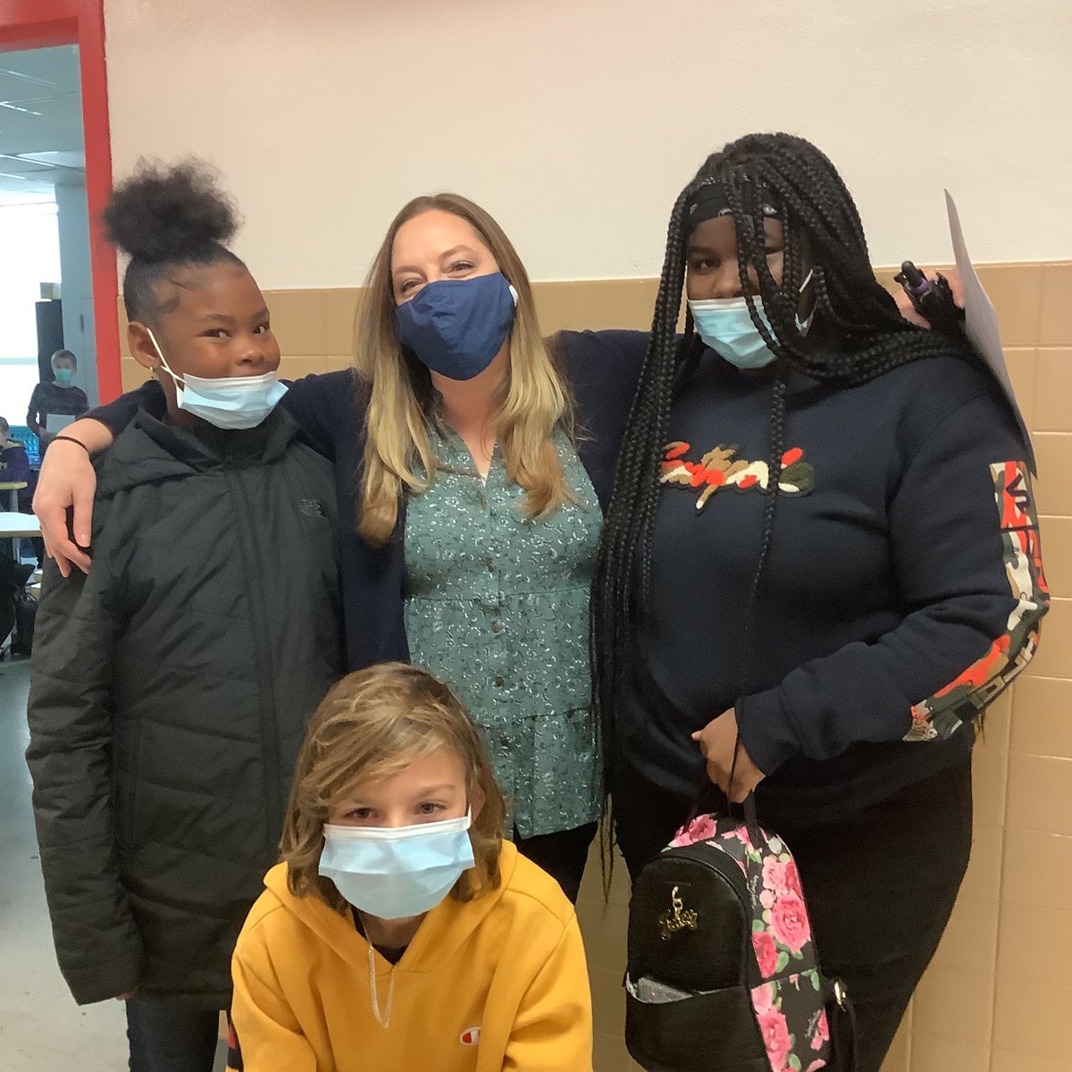 WSESSmithfield's tweet photo. Mrs. Carter and Ms. Hawkins help all our students find success in their strengths and struggles. We are better together! We love our school counselors! #westsidebestside https://t.co/673MvXNqH8