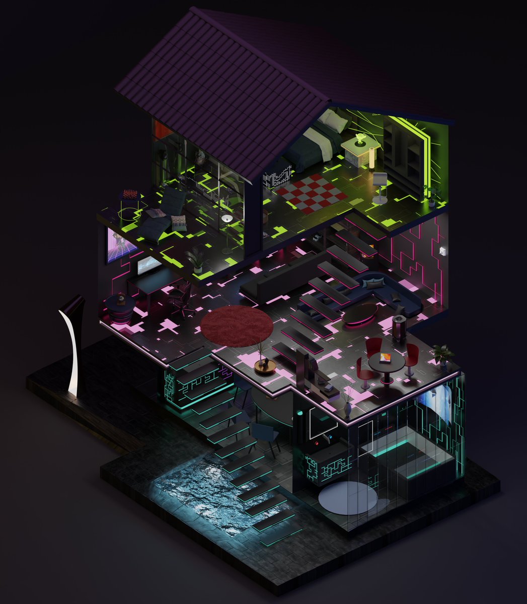 BrainDanceLab's tweet image. *Looks around at all the peasants who buy unusable land in metaverse...
Laughs hysterically...
- Look at my Mansion Bruvs...
*Proceeds to play multiplayer mini games with others in his mansion