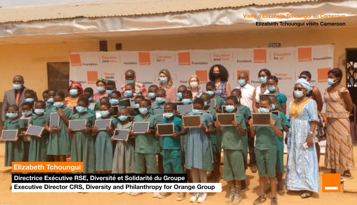 FondationOrange_Cmr (@fondation_ocm) on Twitter photo Dans le cadre de sa visite au Cameroun <a href="/etchoungui/">Elizabeth Tchoungui</a>, Directrice Exécutive RSE, Diversité Solidarité du Groupe Orange a tenu à rencontrer les bénéficiaires des programmes <a href="/Fondation_OCM/">FondationOrange_Cmr</a>.
Certaines d'entre eux ont pu assister dimanche dernier à la finale de la #CANTotalEnergies2021 Dans le cadre de sa visite au Cameroun <a href="/etchoungui/">Elizabeth Tchoungui</a>, Directrice Exécutive RSE, Diversité Solidarité du Groupe Orange a tenu à rencontrer les bénéficiaires des programmes <a href="/Fondation_OCM/">FondationOrange_Cmr</a>.
Certaines d'entre eux ont pu assister dimanche dernier à la finale de la #CANTotalEnergies2021
