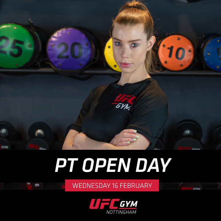 UFCGYMUK's tweet photo. Interested in joining our Nottingham team? We're hosting a PT Recruitment Open Day to find great additional Level 3 Personal Trainers to join our team!

Pop-in to UFC GYM Nottingham and meet our team next Wednesday 16 February, 11-2pm or 4-7pm

#ufcgym #ufcgymnotts #ufcgymuk https://t.co/XWDsaRUYcv