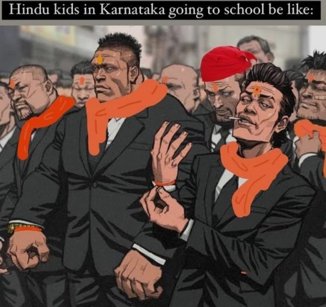 If hijab is your identity
Saffron is our dignity🚩
#JaiShriRam 🕉️