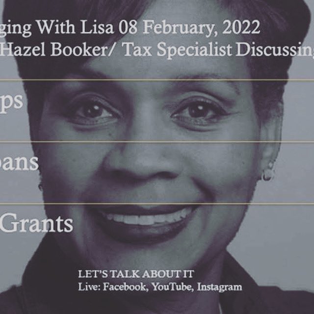 Join me tonight for real talk about taxes and our finances with Hazel Booker!