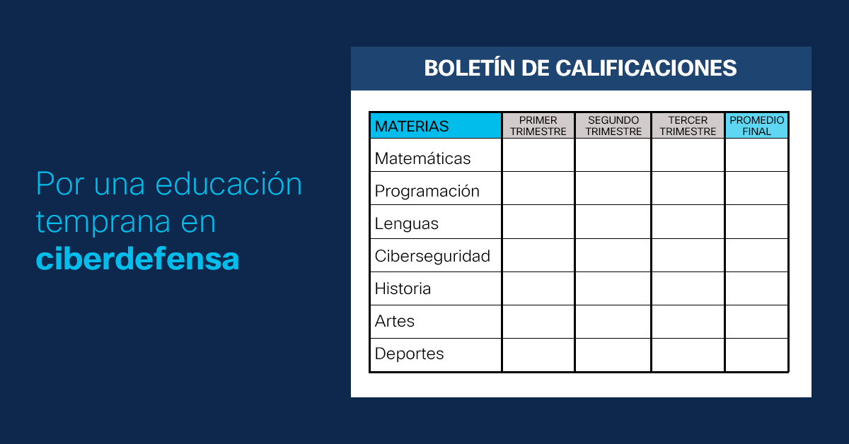 CiscoLatam's tweet photo. Con una educación temprana en #ciberseguridad podemos crear una red más segura para todos. https://t.co/ytyGDXAGx4

#DíaDeInternetSegura #SaferInternetDay #SID2022 https://t.co/XrO8lGUcJv