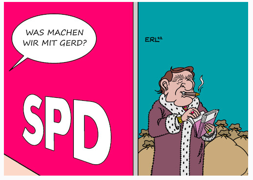 sinnsturm's tweet photo. Die #Problemzone der #SPD... #Schröder #Gazprom #Russland #Putin #Russia #Geld @spdde https://t.co/5xpQwYC89v