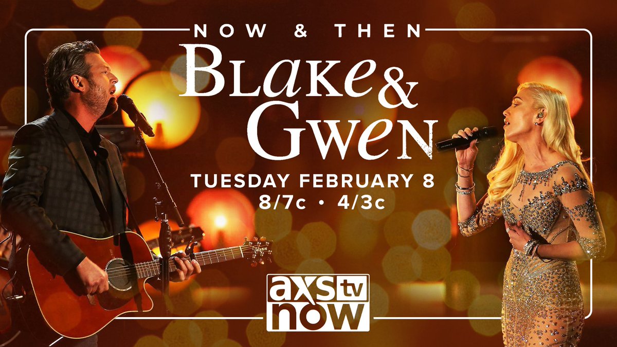TheSelectTV's tweet photo. Celebrate Valentine's Day with the premiere of AXS TV NOW's documentary, Blake & Gwen: Now and Then, as they share their unlikely romance and the challenges to writing their own love song. Watch February 8 at 8/7c on #AXSTVNOW @AXSTV https://t.co/8SxOis4bgf