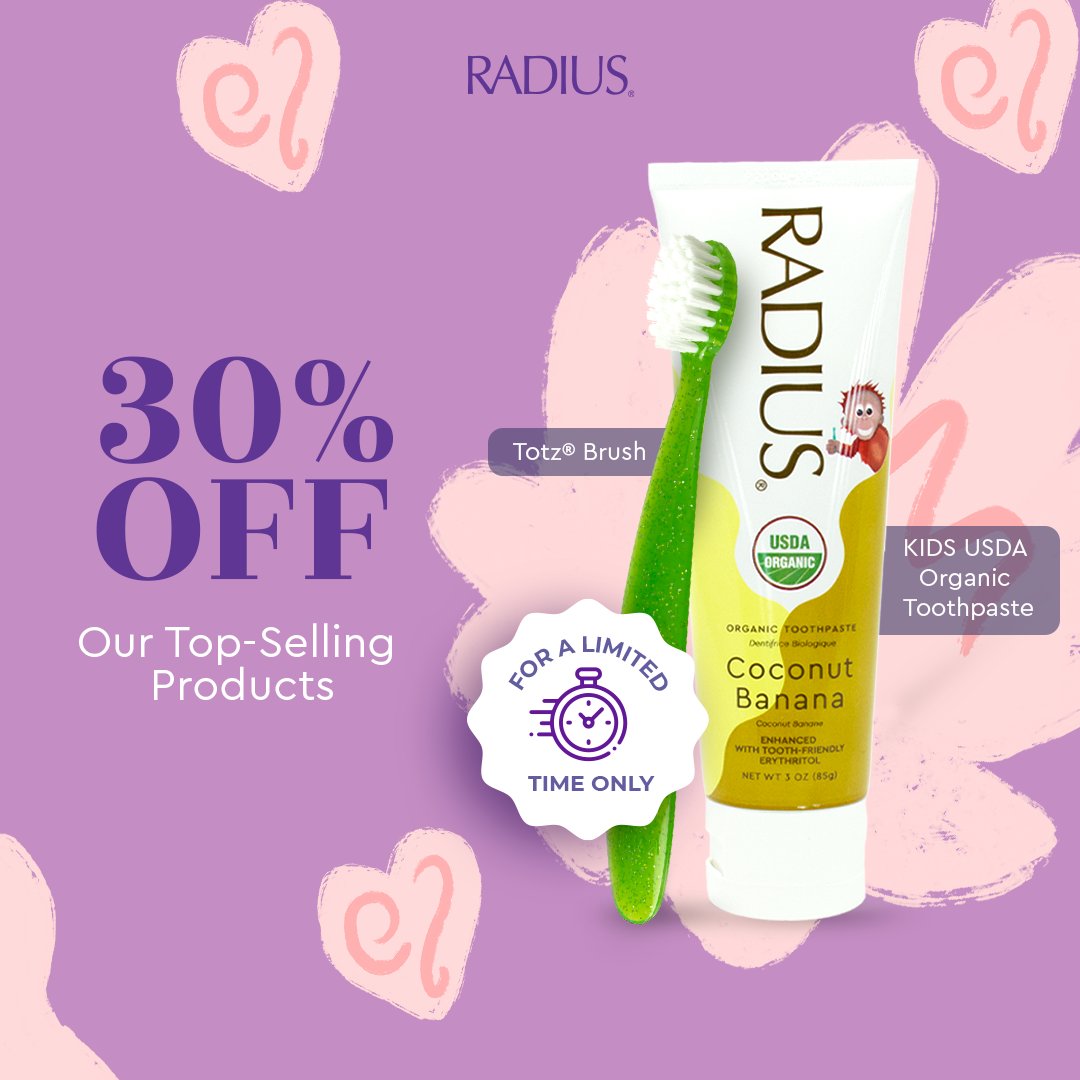 🧒🏻🧒🏽 Give your toddlers a Totz® Brush, with ultra-soft bristles specially designed for delicate mouths and a USDA Organic Toothpaste with just clean, natural, and safe ingredients. Shop now - madebyradius.com

#kids #sustainability #eco-friendly #organic