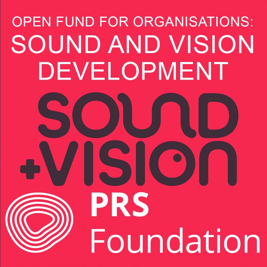 We are delighted to have been awarded funding from @PRSFoundation’s Open Fund for Organisations to support @SoundandVis Cambridge. Thank you PRSF and well done to all the artists & organisations that received support!

#theOpenFund
#FundedbyPRSF