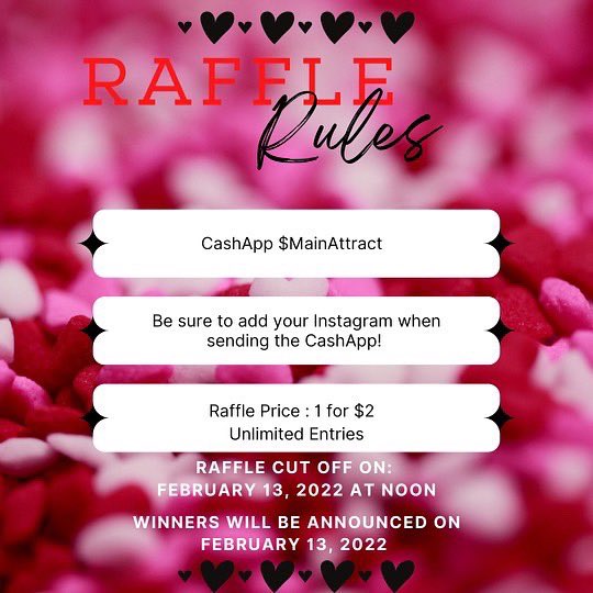 MainAtt_17's tweet photo. There will be three prizes!!

1st prize: 
Blanket, teddy bear, heart shaped candy, Valentine’s Day card, sparkling juice, Plus more!

2nd prize:
Movie tickets, Valentine’s Day card, sparkling juice, plus more!

3rd prize:
Mug and $10 gift card, sparkling juice, plus more! https://t.co/JavAPukSih