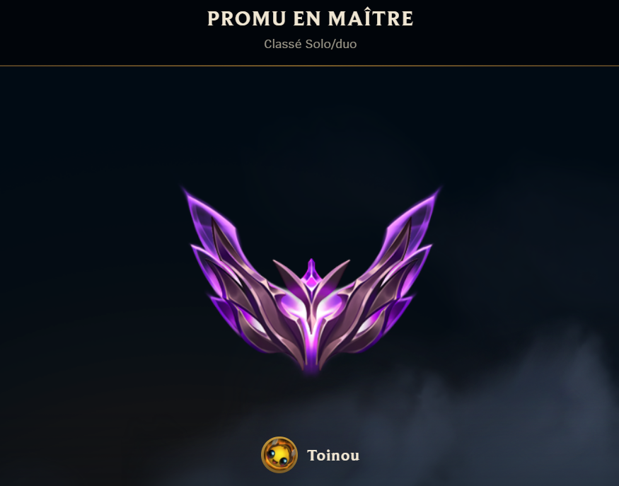 Untiled_LoL's tweet photo. Rush terminé, on passe master en only solo malgré les tentatives du Discord.

prêt pour détruire le ladder coréen https://t.co/GOXWdIIOKV