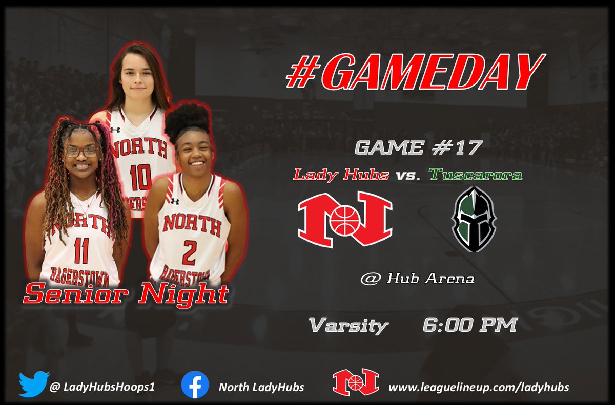#GAMEDAY 
Senior night @ Hub Arena
No JV game - varsity only tonight