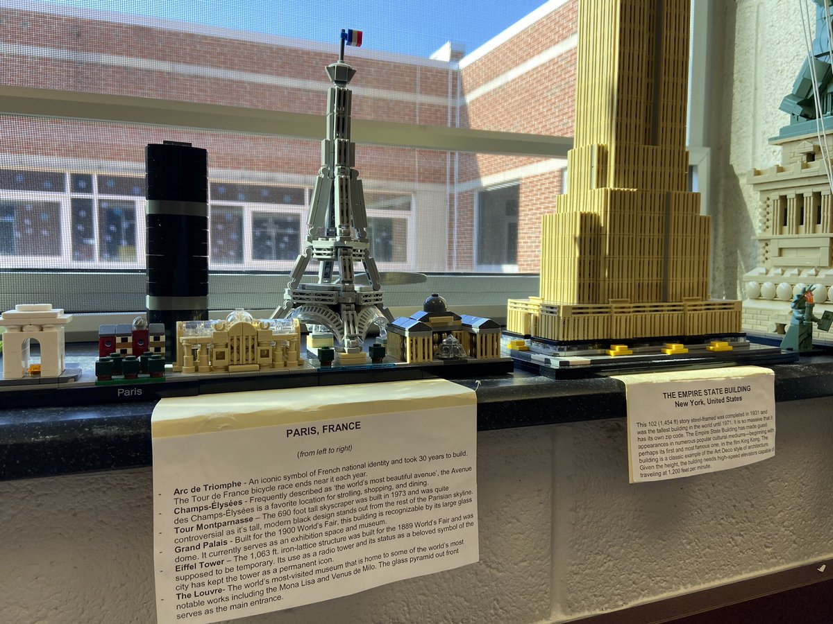Latest Lego “Geography” addition to the classroom. Just in time for our Europe unit! 🇫🇷 🥐 <a href="/Methacton/">Methacton Schools</a> <a href="/MethactonEA/">Methacton Teachers</a>