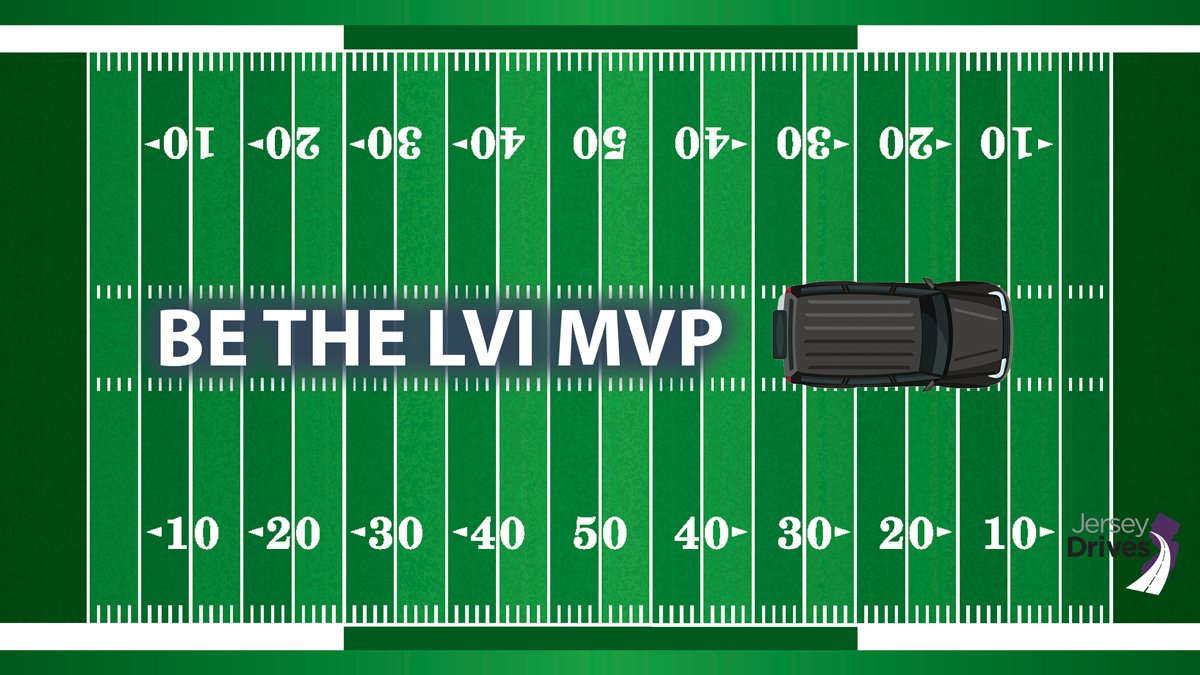 A lot can happen in the '5 seconds' you took your eyes off the road. Be an MVP in 2022 by refusing to drive distracted. #superbowlmvp #superbowllvi #distracteddriving #jerseydrives