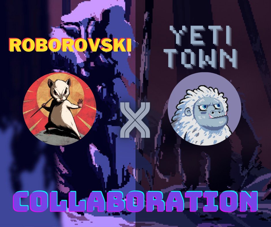 Yeti Town 💀 (@yetitownnft) on Twitter photo 🎉<a href="/YetiTownNFT/">Yeti Town 💀</a> x <a href="/RoborovskiNFT/">RoborovskiNFT</a> 🎉
An NFT project initiated by Hollywood-class enterprise SYA Concept & Caravan studio!
We are giving away 5 <a href="/RoborovskiNFT/">RoborovskiNFT</a> WL's.
✅Follow <a href="/YetiTownNFT/">Yeti Town 💀</a> & <a href="/RoborovskiNFT/">RoborovskiNFT</a>
✅Like & RT + Tag 3 friends
Winners will be picked in 48 hours! 🎉<a href="/YetiTownNFT/">Yeti Town 💀</a> x <a href="/RoborovskiNFT/">RoborovskiNFT</a> 🎉
An NFT project initiated by Hollywood-class enterprise SYA Concept & Caravan studio!
We are giving away 5 <a href="/RoborovskiNFT/">RoborovskiNFT</a> WL's.
✅Follow <a href="/YetiTownNFT/">Yeti Town 💀</a> & <a href="/RoborovskiNFT/">RoborovskiNFT</a>
✅Like & RT + Tag 3 friends
Winners will be picked in 48 hours!