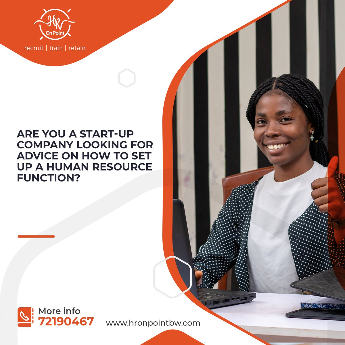Are you a start-up company looking for advice on how to set up a human resource function?
Contact us now on 72190467
#pushabw #humanresourcesconsulting #HrOnPoint #Botswana #HRmanagement #HR #HRconsulting #Business #remotework #remotejobs #humanresources #Productivity #Business