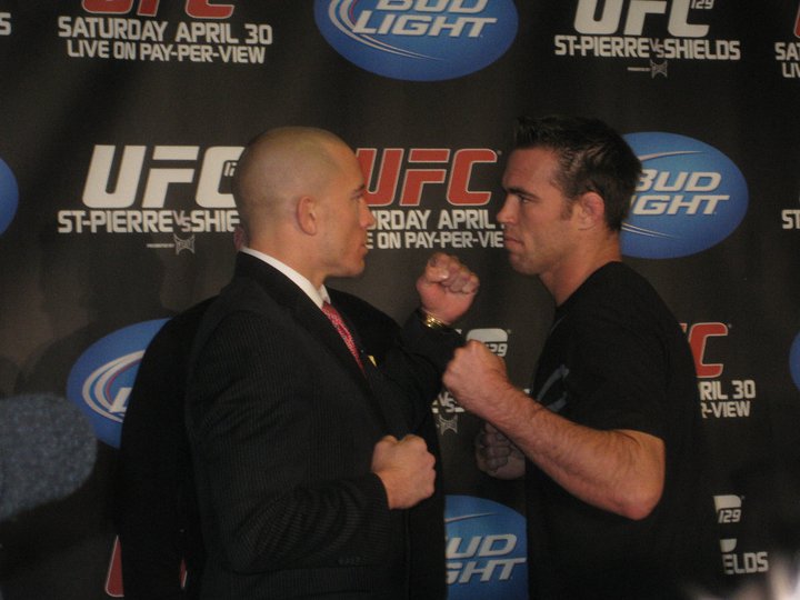 MMAdamMartin's tweet photo. 11 years ago today I attended my first MMA media press conference for #UFC129, one of the greatest events of all time! Still here strong over a decade later. Love this sport so much. https://t.co/baTsMAg0Vg