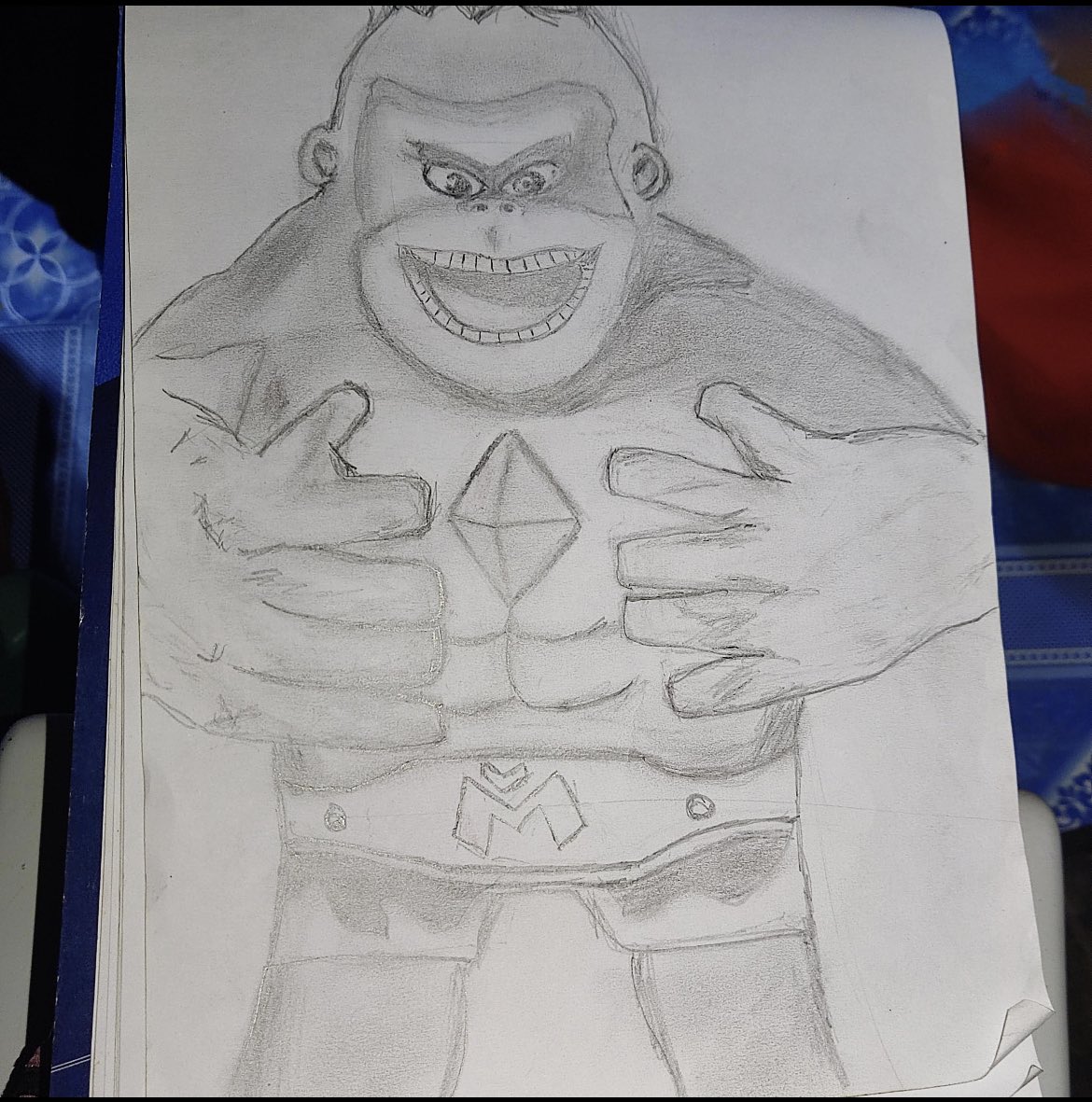 MaviaArtGallery's tweet photo. Can’t go wrong illustrating the Diamon Hand Gorilla…💎 
@MaviaGame 

Made by: Hatsumi#4971 https://t.co/VFfPrV2tt5