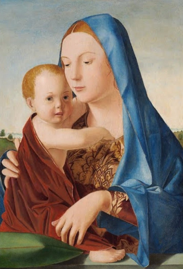 La #RESTAURACIÓN
es un proceso delicado que está emparentado con el Repintar o Re-Tocar; incluso cuando a veces solo basta una limpieza y CONSERVACIÓN

Un caso, de muchos, que el entusiasmo por ver una obra "como nueva" nubla la razón👇🏻
*Madonna con el Niño