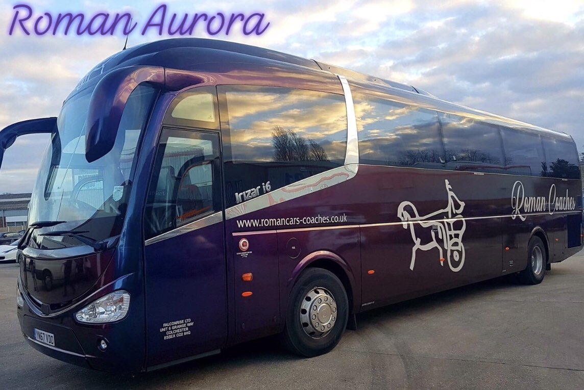 RomanCoaches's tweet photo. We are off to @mansfieldtownfc with the @CUSAsupporters today to bring those points back ⚽️🚌⚽️⚽️

#Aurora #TakingYouThere #TheRomanWay @ColU_Official https://t.co/KlAu5l6uTt