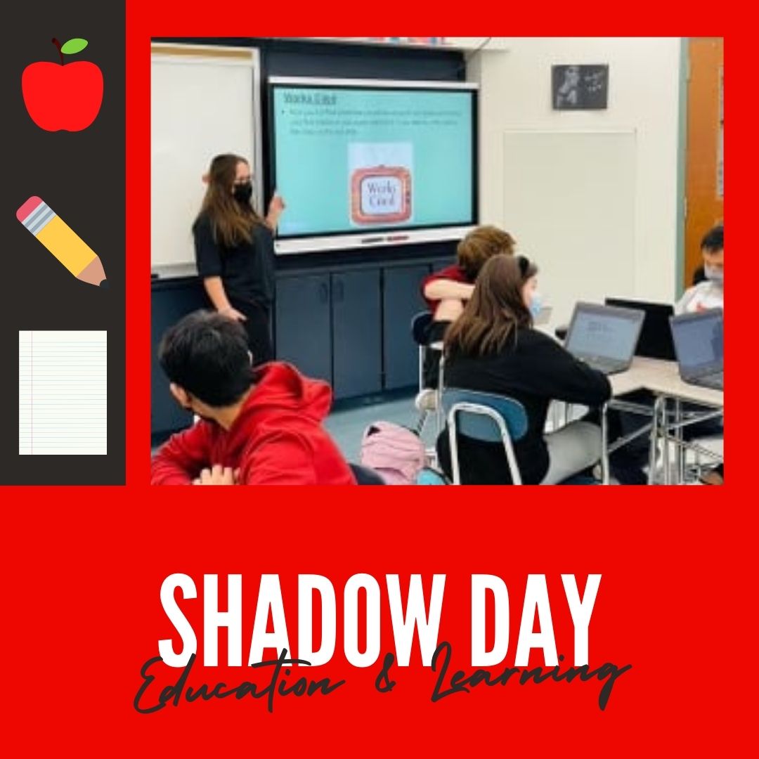 MorrisCountyVSD's tweet photo. Students in the Academy for Education &amp; Learning kicked off CTE month by shadowing a teacher! Students were able to plan and teach a full day with a MCST teacher. #TechEdTuesday #CTEMonth https://t.co/qbjYw0CfKl